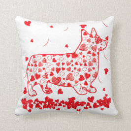 Dog Dad Dog Mom Gifts Corgi Valentines Day Kissen