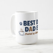 Dog Dad – Funny Dog Lover Gift Kaffeetasse (Vorderseite Links)