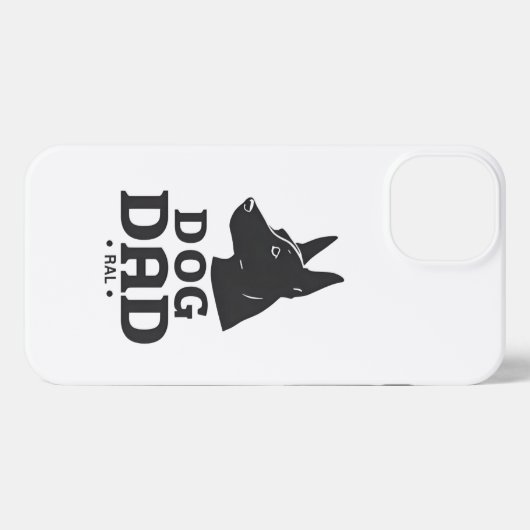Dog Dad Gifts for Him – Funny & Custom Gea iPhone Hülle (Rückseite (Horizontal))