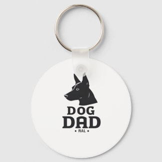 Dog Dad Gifts for Him – Funny & Custom Gea Schlüsselanhänger