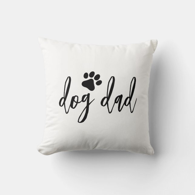 Dog dad kissen (Vorderseite)