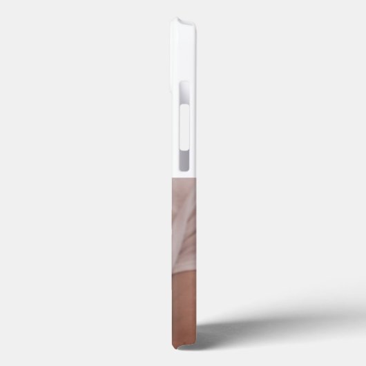 Dog Dad Photo Black  text iPhone Case (Rückseite / Links)