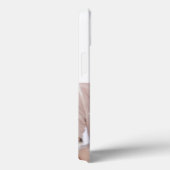 Dog Dad Photo Black  text iPhone Case (Rückseite / Rechts)