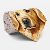 Dog Daddy Golden Retriever Labrador Neck Tie Krawatte (Gerollt)