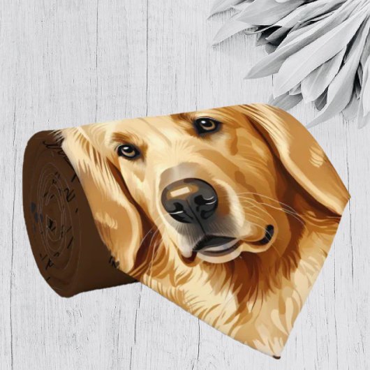 Dog Daddy Golden Retriever Labrador Neck Tie Krawatte