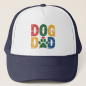 Dog-Daddy-Grunge-Style-Typografie Truckerkappe (Vorderseite)