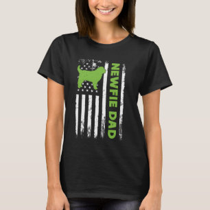 Dog Daddy NEWFIE VATER America Newfundland Eigentü T-Shirt