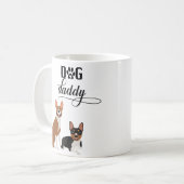 Dog Daddy Niedlich Basenji Hound Kaffeetasse (Vorderseite Links)
