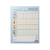 Dog Daicker: Montag Starter Notizblock (Rotiert)