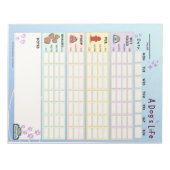 Dog Daicker: Montag Starter Notizblock (Vorderseite)