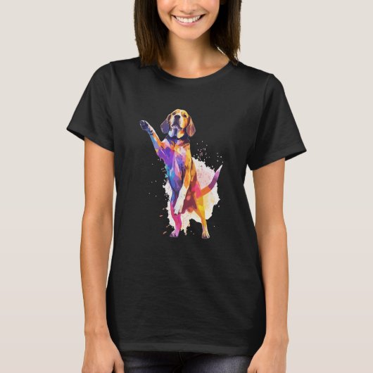 Dog Dance Competition  Dancing Beagle Dog T-Shirt (Vorderseite)