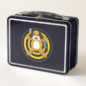 Dog Darts Dart Dartboard Metall Brotdose (Vorderseite)