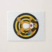 Dog Darts Dart Dartboard Puzzle (Horizontal)