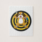 Dog Darts Dart Dartboard Puzzle (Vertikal)