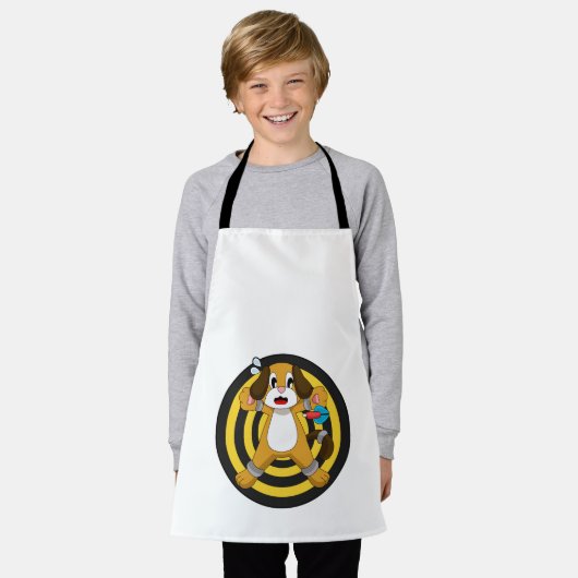 Dog Darts Dart Dartboard Schürze (Getragen)