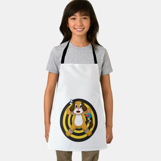 Dog Darts Dart Dartboard Schürze (Insitu)