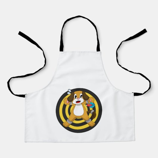 Dog Darts Dart Dartboard Schürze (Vorderseite)