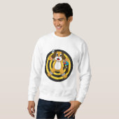 Dog Darts Dart Dartboard Sweatshirt (Vorne ganz)