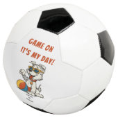 Dog Day Soccer Ball - Funny Custom Pet Lover Sport (Dreiviertel)