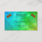 Dog Daycare Business Cards Visitenkarte (Rückseite)