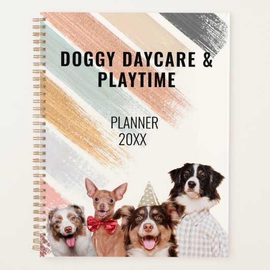 Dog Daycare Business Planner Planer (Vorderseite)