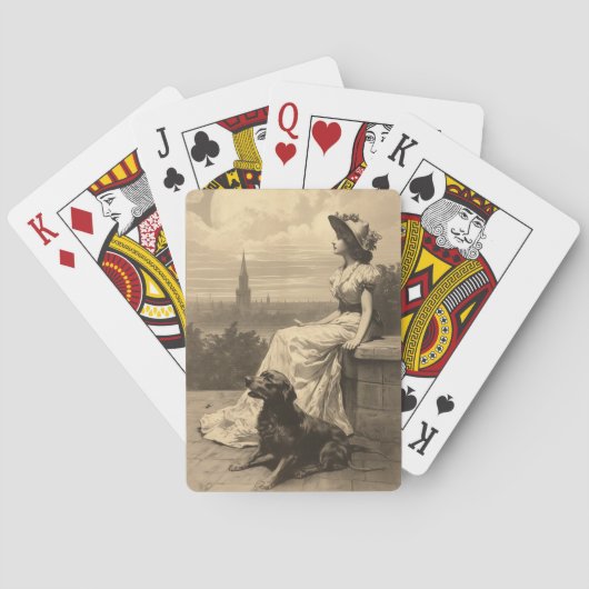 "Dog Days of Summer" Custom Playing Cards Spielkarten (Rückseite)