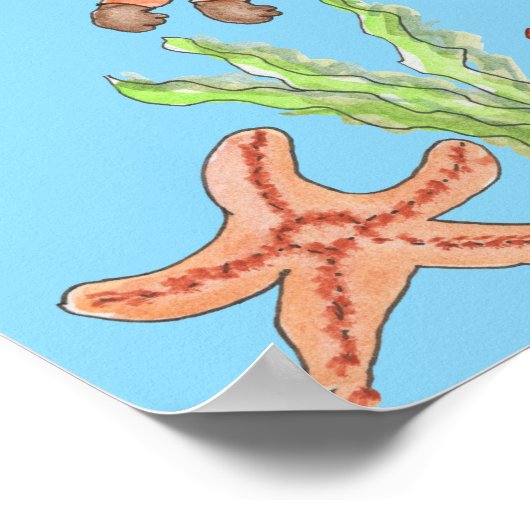 Dog Deep Sea Diver Poster (Ecke)