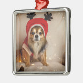 Dog Deer Ornament Aus Metall (Links)