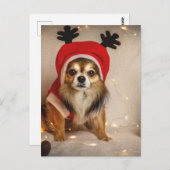 Dog Deer Postkarte (Vorne/Hinten)