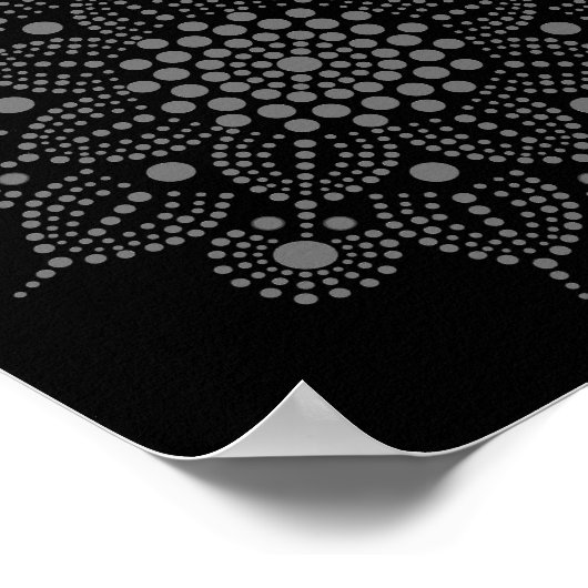 Dog Dein eigenes Blumenposter Poster (Ecke)