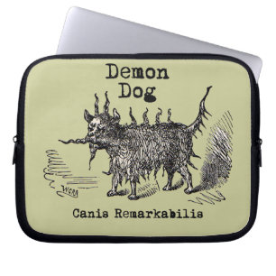 Dog Demon Vintag Funny Niedlich Laptopschutzhülle