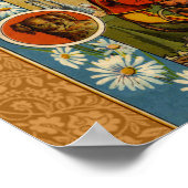 Dog Dinner Party Vintage Hundemodelle Poster (Ecke)