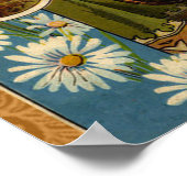 Dog Dinner Party Vintage Hundemodelle Poster (Ecke)