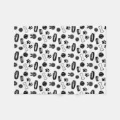 Dog Dish, Awards, Balls und Paws Fleecedecke (Vorderseite (Horizontal))