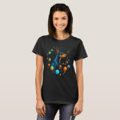 Dog Doberman Pinscher Space Planet T-Shirt (Vorne ganz)