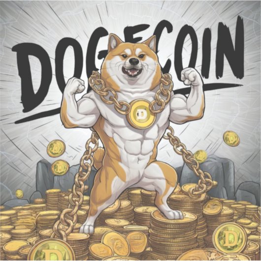 Dog Dog Aufkleber (Vorderseite)