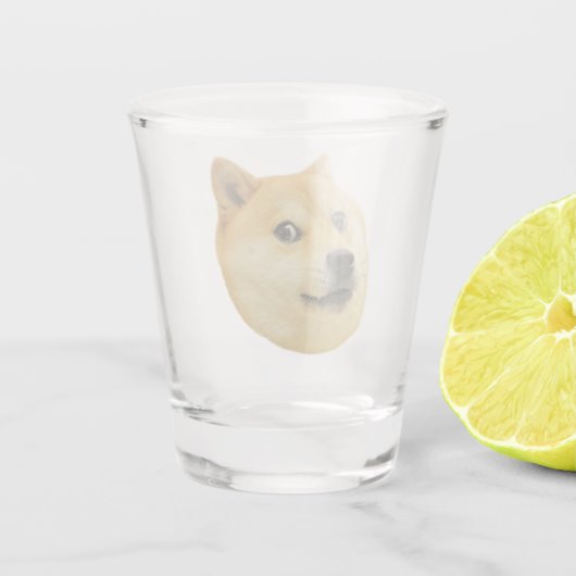 Dog Dog Dog Meme Schnapsglas (Rückseite)