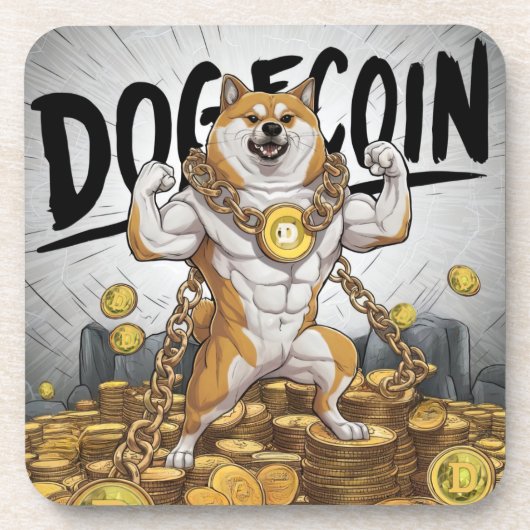 Dog Dog Getränkeuntersetzer (Vorderseite)