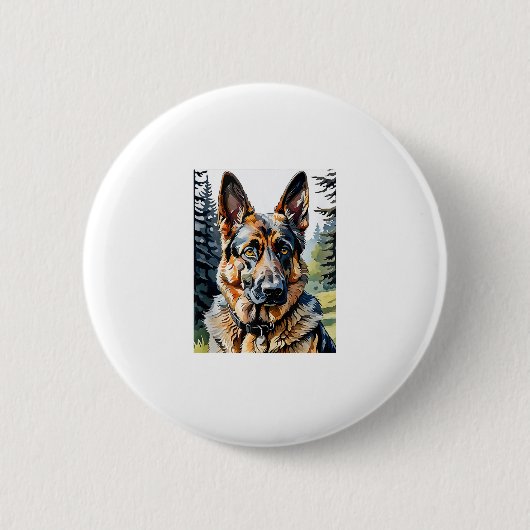 Dog Dog Lover Dow Button (Vorderseite)