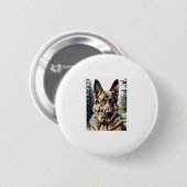 Dog Dog Lover Dow Button (Vorne & Hinten)