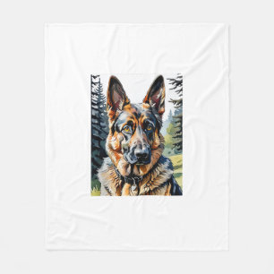 Dog Dog Lover Dow Fleecedecke
