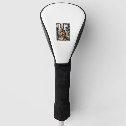 Dog Dog Lover Dow Golf Headcover (Vorderseite)