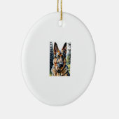 Dog Dog Lover Dow Keramik Ornament (Rechts)