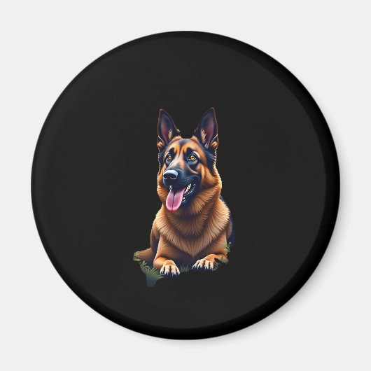Dog Dog Lover Dow Magnet (Vorne)