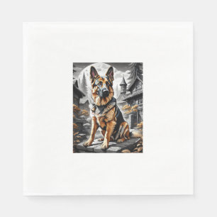 Dog Dog Lover Dow Serviette