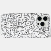 Dog Doodle iPhone Case (Rückseite (Horizontal))