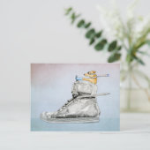 Dog Driving Shoe Postcard Postkarte (Stehend Vorderseite)
