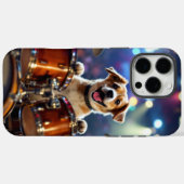 Dog Drummer Case-Mate iPhone Hülle (Rückseite (Horizontal))