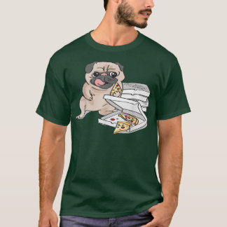 Dog Eating A Pizza  T-Shirt