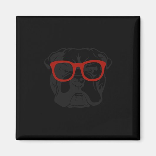 Dog English Bulldog Magnet (Vorne)